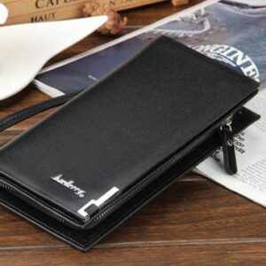 Baellerry Spacious Top Zipper Long Wallet with Mobile Holder
