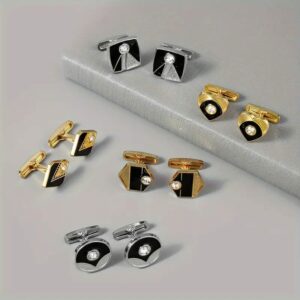 12-Piece Premium Cufflinks Gift Set for Men
