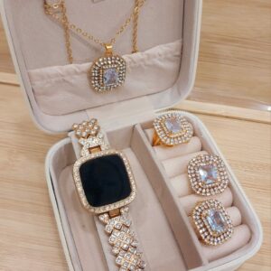 Women’s Jewellery Gift Set with LED Watch & Accessories