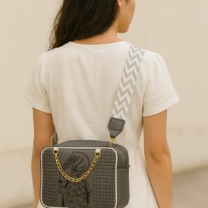 Synthetic Leather Crossbody Bag for Hijab Girls