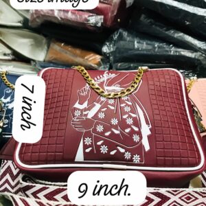 Synthetic Leather Crossbody Bag for Hijab Girls