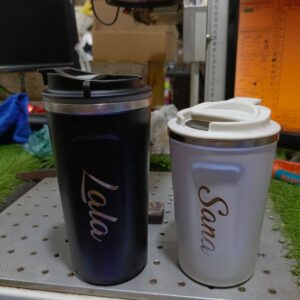 Customized Couple Temperature Display Coffee Mug