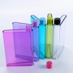 A5 Flat Water Bottle 440ml – BPA Free Plastic