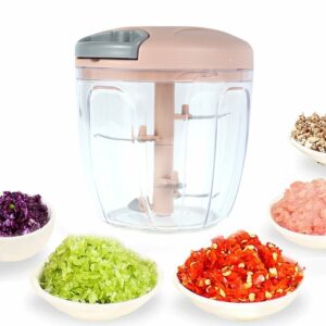 Hand Chopper Cutter – 5 Blade Manual Food Chopper