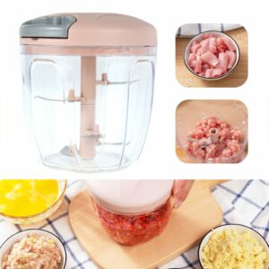 Hand Chopper Cutter – 5 Blade Manual Food Chopper