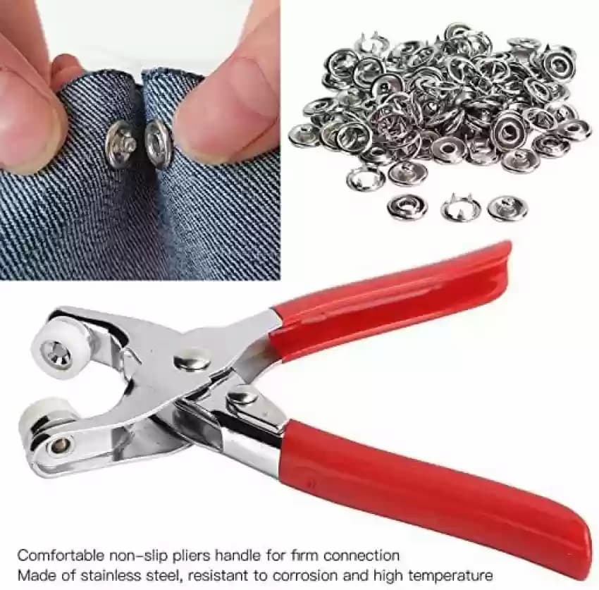 Snap Button Press Tool 9.5mm – DIY Fastener Kit - Image 2
