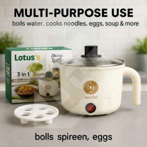 Multifunction Electric Kettle – Noodles Maker & Warmer
