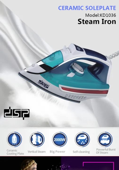 French Professional Steam Iron - Image 3