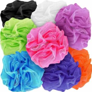Soft Mesh Bath Loofah Flower Sponge for Body Wash