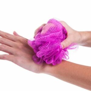 Soft Mesh Bath Loofah Flower Sponge for Body Wash