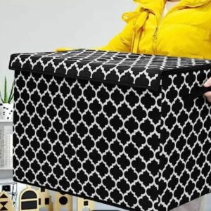 Kids Large Toy Storage Box with Flip-Top Lid