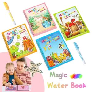 Reusable Magic Water Coloring Book for Kids