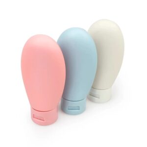 3pcs 60ml Refillable Travel Bottles – Cosmetic Set
