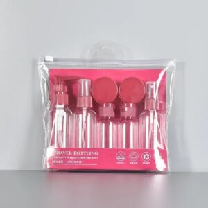Travel Refillable Bottle Set with Storage Bag