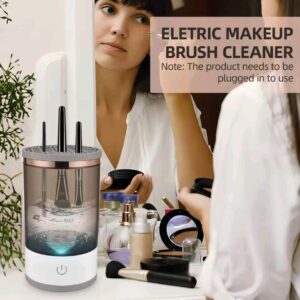 Electric 3-in-1 Makeup Brush Cleaner – USB Powered