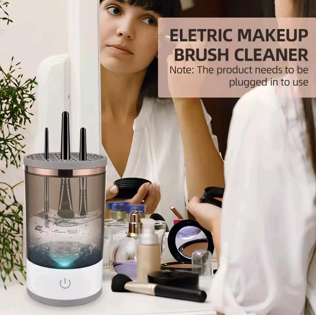 Electric 3-in-1 Makeup Brush Cleaner – USB Powered
