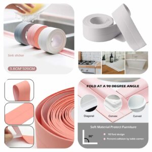 Decdeal Self-Adhesive Caulk Strip – Waterproof & Anti-Mold
