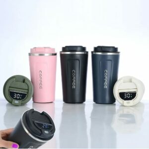 Smart Thermal Coffee & Tea Mug – LED Temperature Display