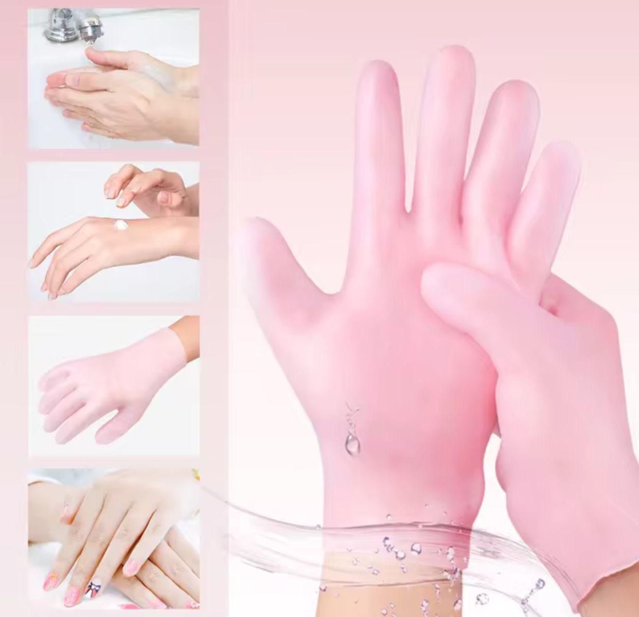 Silicone Moisturizing Gel Gloves – Pair for Soft Hands