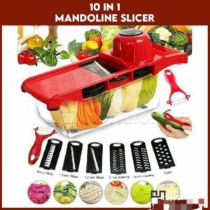 10-in-1 Vegetable Chopper & Mandoline Slicer Set