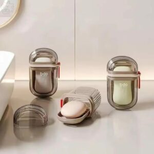 Travel Soap Holder – Compact, Washable, Reusable Case