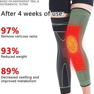 Long Knee Support Sleeve – Adjustable Knee & Leg Brace