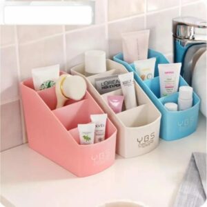 Plastic Desktop Storage Box Organizer for Makeup & Office