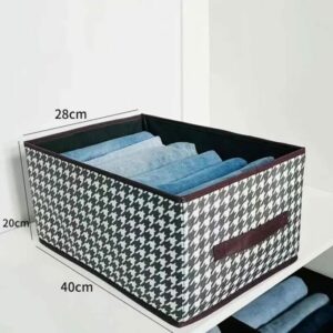 Foldable Wardrobe Storage Box with Steel Frame for Clothes