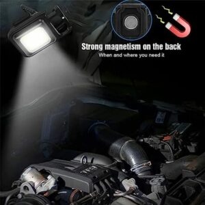 Mini LED Keychain Flashlight – USB Rechargeable