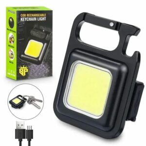Mini LED Keychain Flashlight – USB Rechargeable