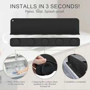 Sink Splash Guard – Reusable Water Retaining Strip for Kitchen & Bathroom