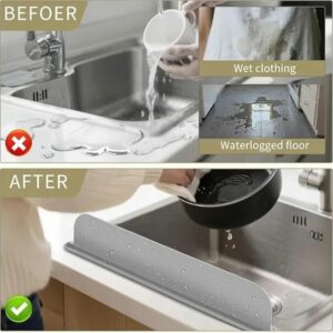 Sink Splash Guard – Reusable Water Retaining Strip for Kitchen & Bathroom