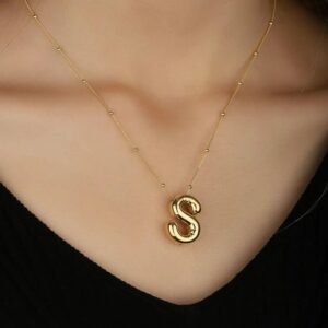 Womens & Girls S Letter Neckles Chain