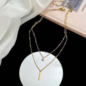 Stainless still Double Locket Chain