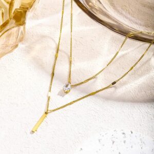 Stainless still Double Locket Chain