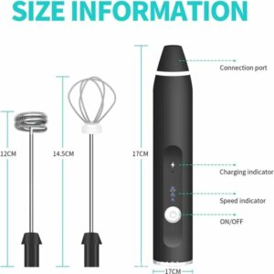 Rechargeable Electric Coffee Beater – Milk Frother & Whisk