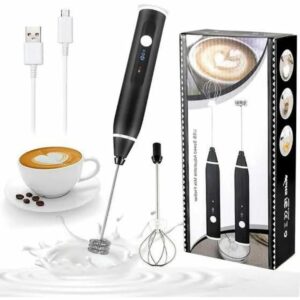 Rechargeable Electric Coffee Beater – Milk Frother & Whisk