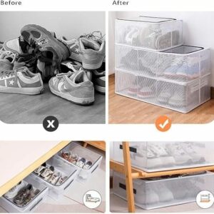 High-Capacity Foldable Shoe Storage Bag – Dustproof Organizer