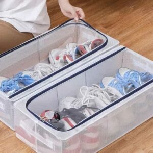 High-Capacity Foldable Shoe Storage Bag – Dustproof Organizer