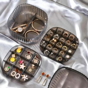 "3-Layer Detachable Jewelry Box – Multi-Layer Storage Organizer"