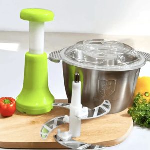 2L Steel Push Chopper – Durable & Easy-to-Use Kitchen Tool