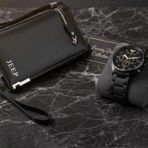 Watch & Wallet Gift Set – Complete Set