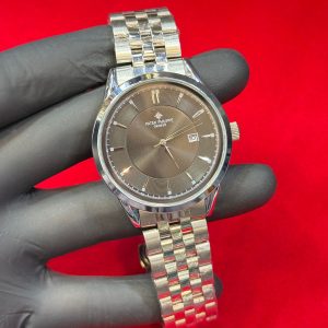 P.P Men’s Luxury Watch – Stainless Steel, Quartz, Date Working