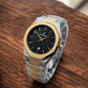 Men’s Luxury Wrist Watch – Heavy Quality | Stainless Steel Chain | Butterfly Lock | Date Working