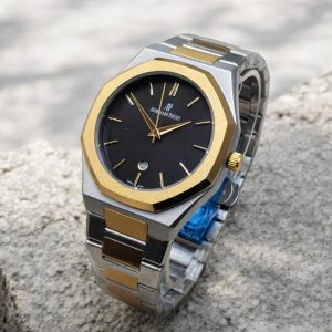 Men’s Luxury Wrist Watch – Heavy Quality | Stainless Steel Chain | Butterfly Lock | Date Working