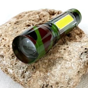ARMY LED Pocket Torch – Rechargeable Emergency Flashlight