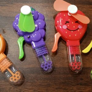 Kids Fruit Shape Hand Press Portable Fan Toy
