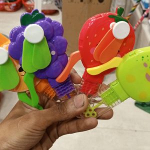 Kids Fruit Shape Hand Press Portable Fan Toy