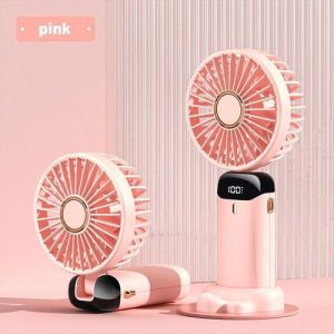 N15 Handheld USB Rechargeable Folding Fan with Display