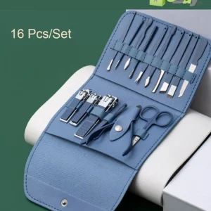 16-Piece Nail Care Kit Pouch